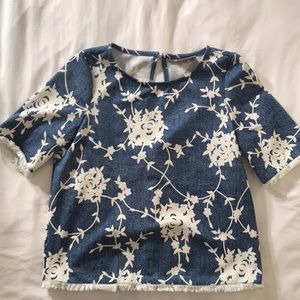 Vero Moda Top with Fringe